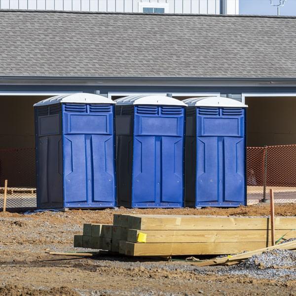 a work site porta potty needs adequate ventilation to prevent odors and improve air quality